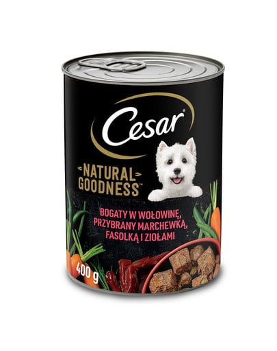 CESAR Natural Goodness mokra karma dla psa 12 x 400 g puszki