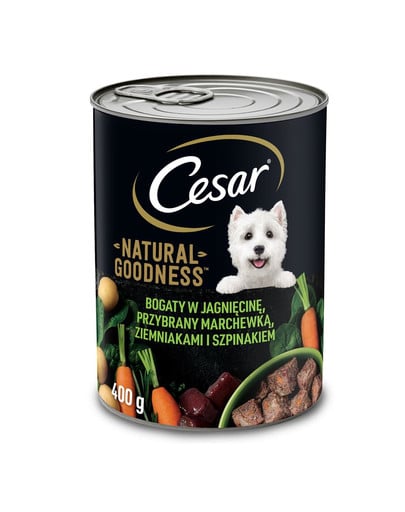 CESAR Natural Goodness mokra karma dla psa 6 x 400 g puszki
