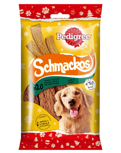 Schmackos świąteczny przysmak o aromacie indyka dla dorosłych psów 9 x 144 g