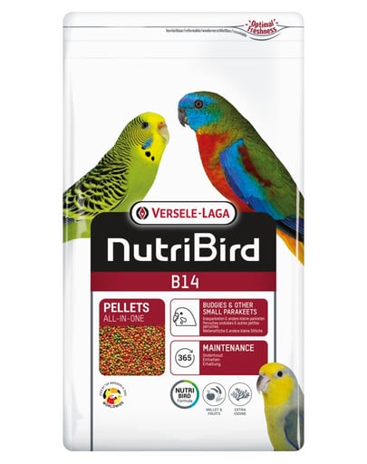 NutriBird B14 Maintenance 800 g granulak dla papużek falistych