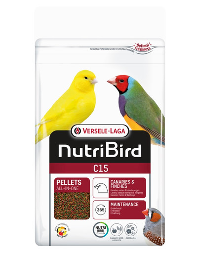 NutriBird C15 Maintenance 1 kg granulat dla kanarka
