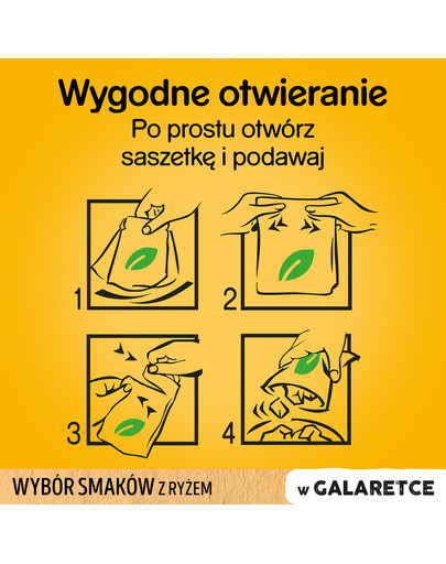 PEDIGREE Junior Wybór smaków z ryżem 12x100g saszetki w galaretce dla szczeniąt