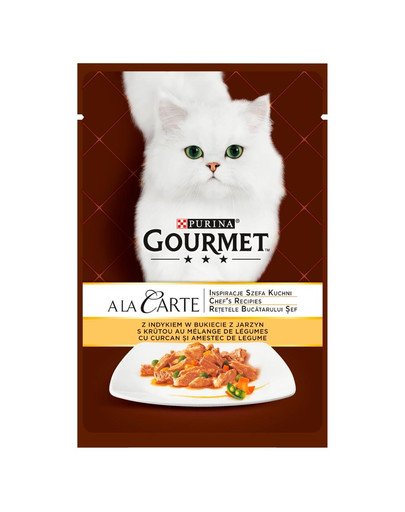 a La Carte indyk z warzywami 24x85 g mokra karma dla kotów