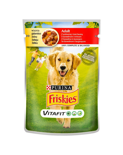FRISKIES Vitafit Adult puszki w sosie dla psa 20 x 100 g