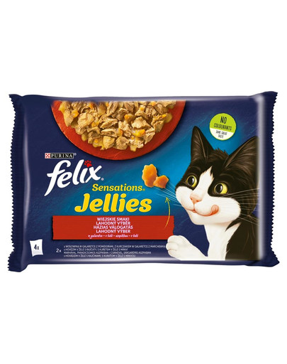 Sensations Jellies Wiejskie Smaki w galaretce 48x85g mokra karma dla kota