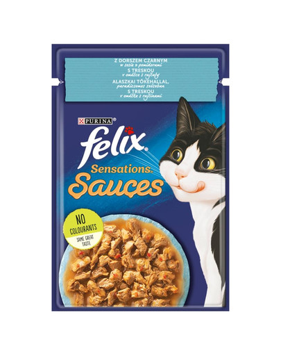FELIX Sensations Sauce saszetki w sosie dla kota 26 x 85 g