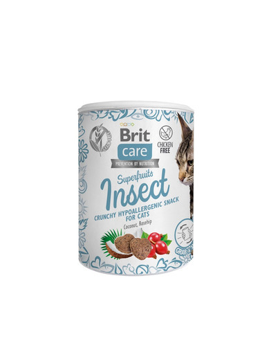 Care Cat Snack Superfruits insects przysmak z insektami dla kota 100 g