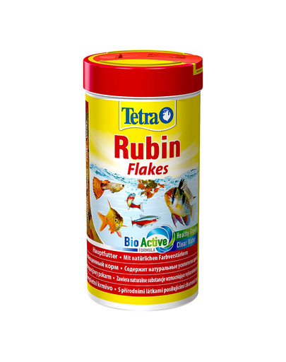 Rubin 12 g płatki wybarwiające dla ryb tropikalnych saszetka
