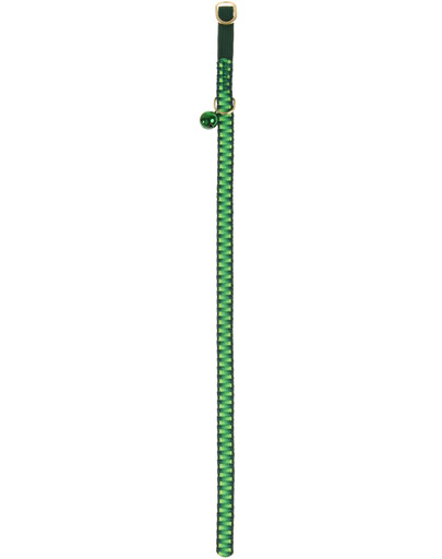 Obroża seventies 30 cm / 10 mm zielona