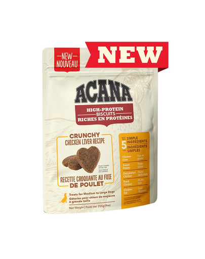 High protein crunchy treats przysmaki z wątróbką drobiową dla psa 100 g