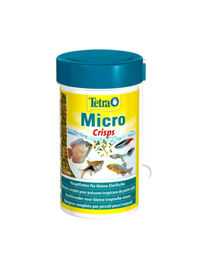 Micro Crisps 100 ml pokarm dla rybek tropikalnych płatki