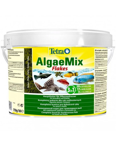 Algae Mix 10 l płatki pokarm dla ryb roślinożernych
