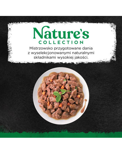 Nature's Collection 22 x 85 g w sosie z indykiem i marchewką