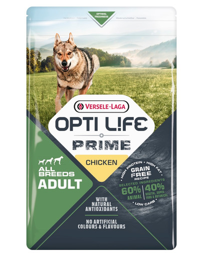 Opti Life Prime Adult Chicken 2,5kg Grain free