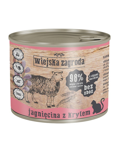 Adult Jagnięcina i kryl 200 g puszka dla kota