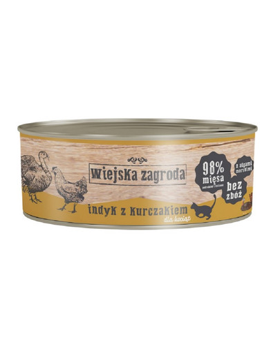 Kitten Indyk i kurczak 85 g puszka dla kociąt