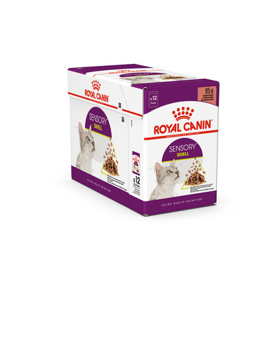 ROYAL CANIN Sensory Smell gravy 12x85 g kawałki w sosie dla kotów dorosłych pobudzające wrażenia węchowe