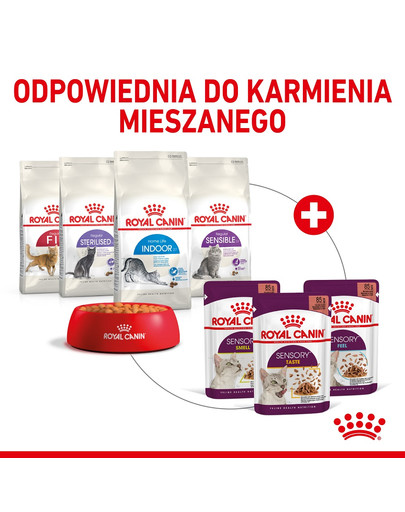 ROYAL CANIN Sensory Smell gravy 12x85 g kawałki w sosie dla kotów dorosłych pobudzające wrażenia węchowe