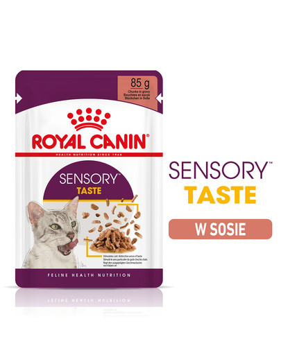 Sensory Taste w w sosie 12x85g karma w sosie dla kota