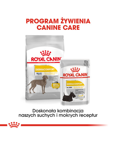 ROYAL CANIN Maxi Dermacomfort 12 kg karma sucha dla psów dorosłych, ras dużych, o wrażliwej skórze, skłonnej do podrażnień