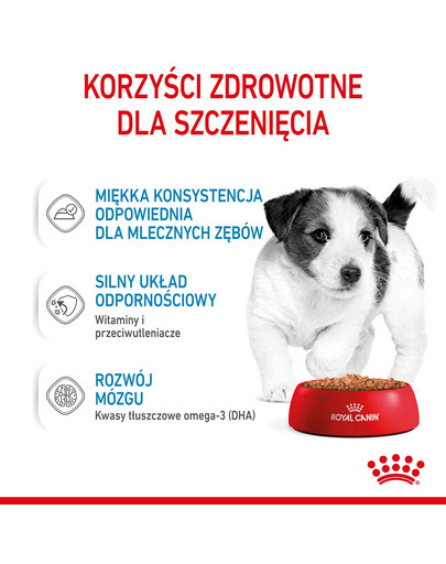 Mini puppy 4x85 g karma mokra w sosie dla szczeniąt do 10 miesiąca, ras małych