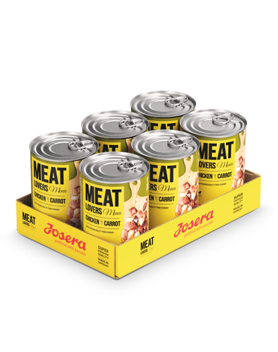JOSERA Meatlovers Menu Kurczak z marchewką 6x400 g