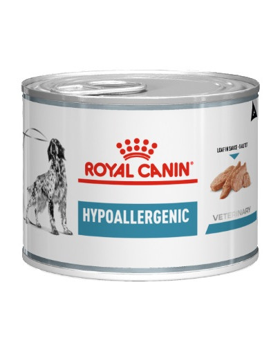 ROYAL CANIN Dog Hypoallergenic 12 x 200 g mokra karma dla dorosłych psów z niepożądanymi reakcjami na pokarm