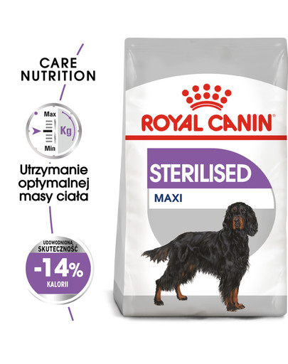 CCN Maxi Sterilised 12 kg karma sucha dla psów dorosłych, ras dużych, sterylizowanych