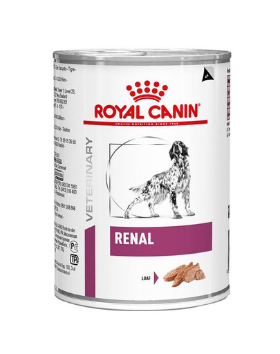ROYAL CANIN Dog Renal 12 x 410 g karma mokra dla psów z przewlekłą niewydolnością nerek