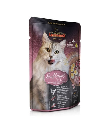 LEONARDO Finest Selection saszetka 85g karma dla dorosłego kota