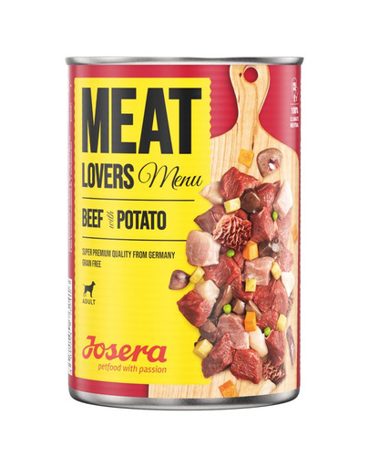 JOSERA Meatlovers Menu 6x800 g mokra karma dla psów