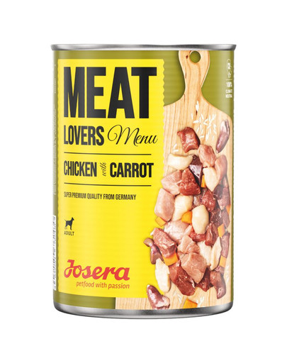 JOSERA Meatlovers Menu 6x400 g mokra karma dla psów