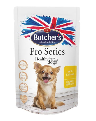 BUTCHER'S ProSeries Dog 100 g kawałki w sosie dla psów ras małych