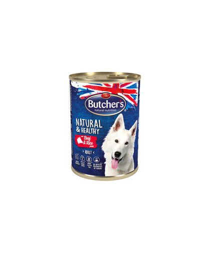 BUTCHER'S Natural&Healthy Dog 390 g pasztet