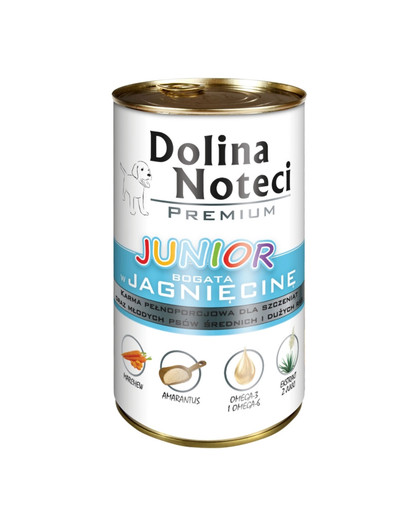 DOLINA NOTECI Premium Junior 400 g dla szczeniąt oraz młodych psów