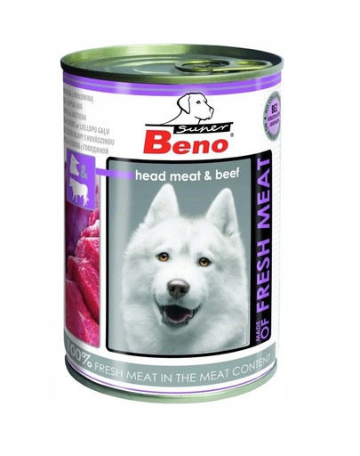 BENEK Super BENO 400 g bezzbożowa karma dla dorosłych psów