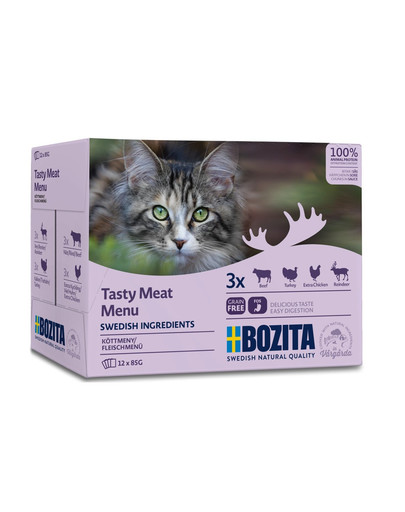 BOZITA Multibox saszetki w sosie 12 x 85 g karma dla kotów