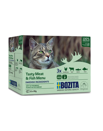 BOZITA Multibox saszetki w galaretce 12 x 85 g karma dla kotów