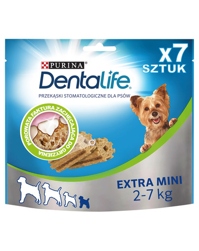 DENTALIFE Extra Mini XS przysmaki dentystyczne 69 g (7 szt.)