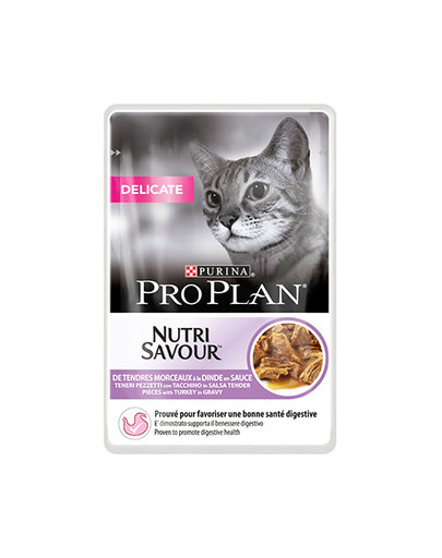 PURINA PRO PLAN Delicate 26 x 85 g dla kotów z wrażliwym układem pokarmowym