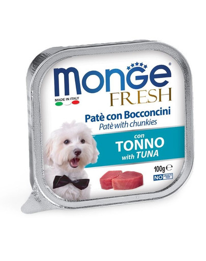 MONGE Fresh pasztet tacka 100g karma dla dorosłego psa
