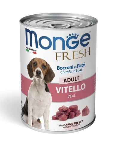 MONGE Fresh puszka 400g karma dla dorosłego psa