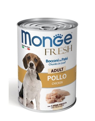 MONGE Fresh puszka 400g karma dla dorosłego psa