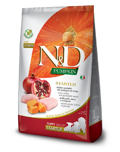 N&D Pumpkin Dog Chicken & Pomegranate Starter Puppy All Breeds