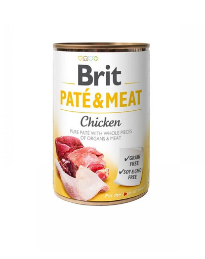 BRIT Pate&Meat 6 x 400 g pasztet dla psa puszki