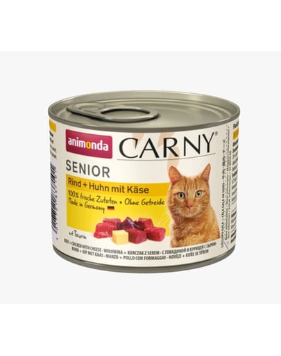 ANIMONDA Carny Senior 200 g mokra karma dla starszych kotów