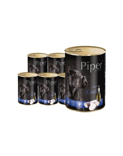 DOLINA NOTECI PIPER 12x800 g puszka dla dorosłych psów