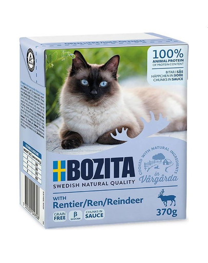 BOZITA Kawałeczki w sosie z reniferem 16x370 g