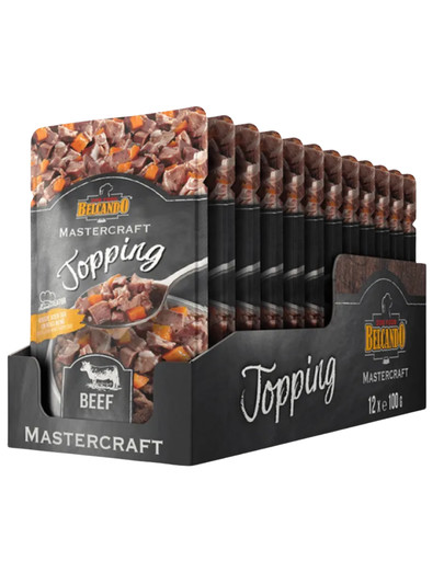 Mastercraft Topping Wołowina z Marchewką 12 x 100 g