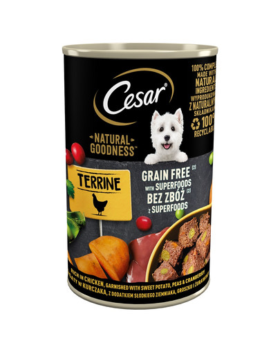 CESAR Natural Goodness w terynie 400g mokra karma dla dorosłych psów